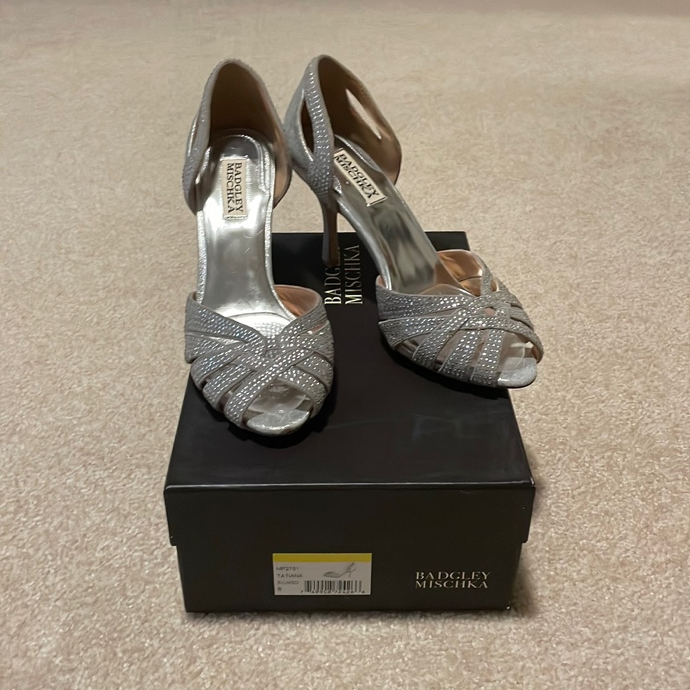 Badgley Mischka Tatiana Open Toe Pumps